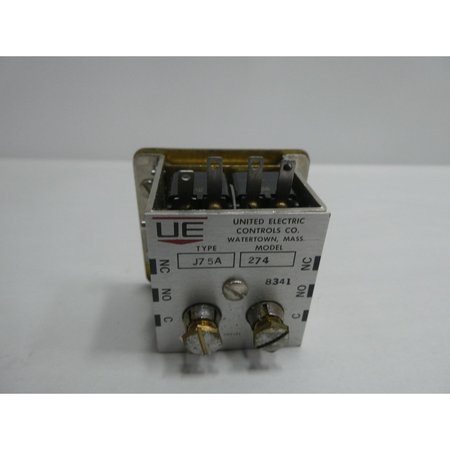 Ue United Electric DUAL SWITCH SKELETON PRESSURE CONTROL 0-300PSI PRESSURE SWITCH J75A-274